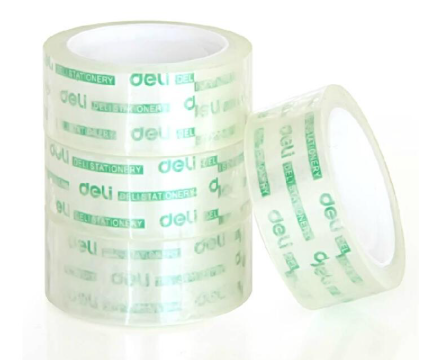得力 30061 文具胶带18mm*14y*38um(计价单位:卷) (8卷/筒)